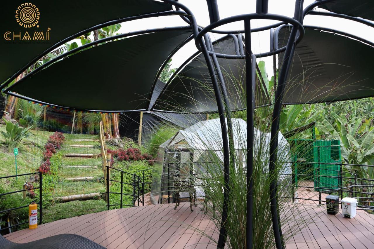 הוילה מניזאלס Chami Glamping מראה חיצוני תמונה