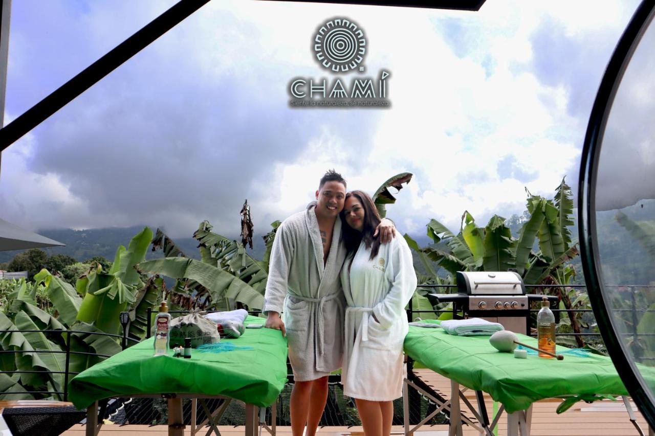 הוילה מניזאלס Chami Glamping מראה חיצוני תמונה