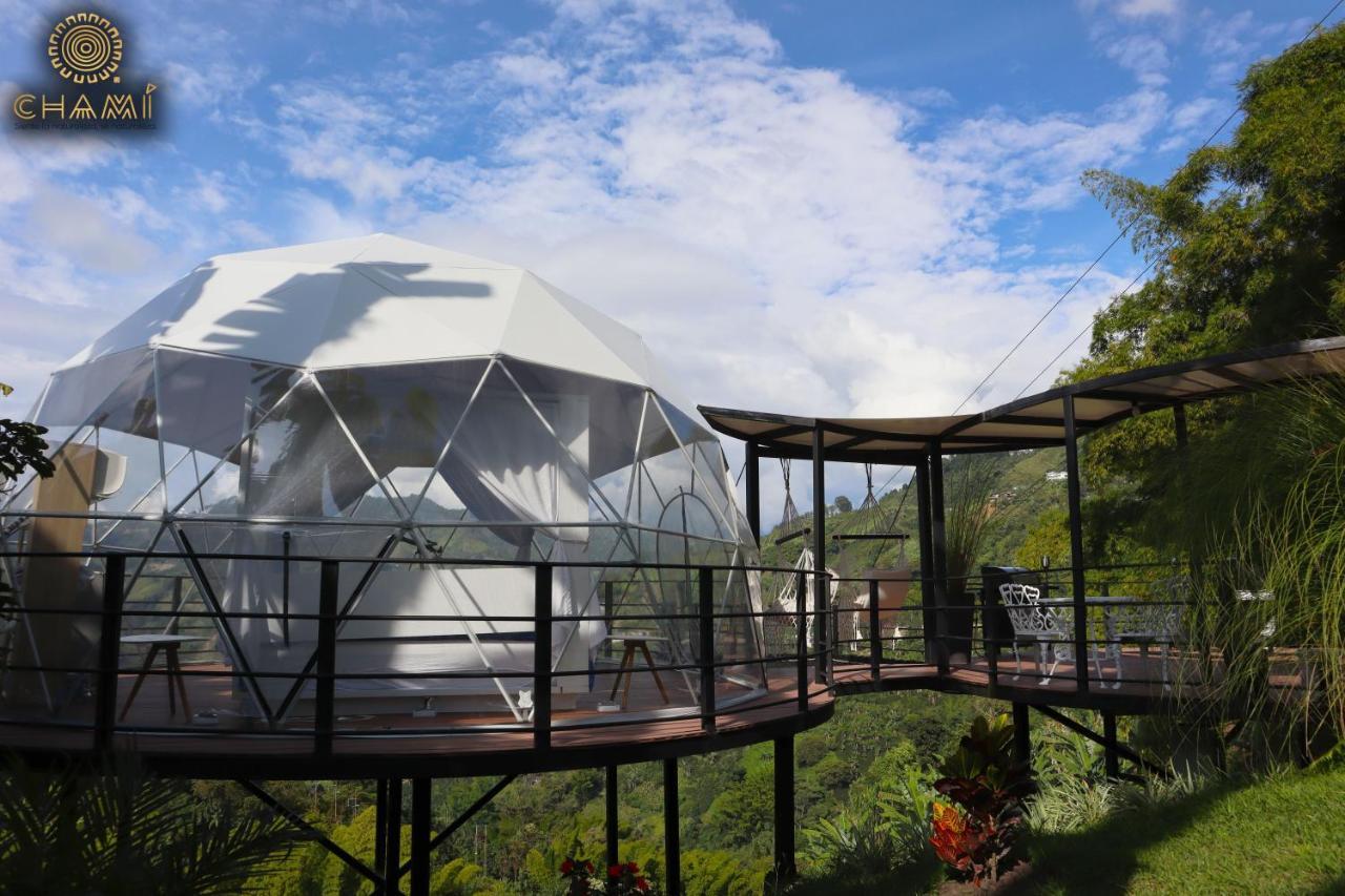 הוילה מניזאלס Chami Glamping מראה חיצוני תמונה